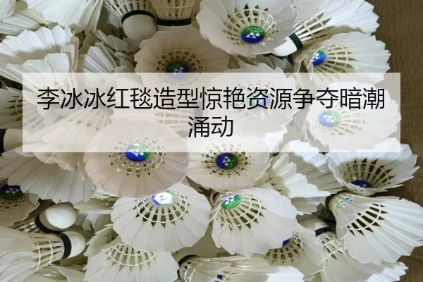 李冰冰红毯造型惊艳资源争夺暗潮涌动